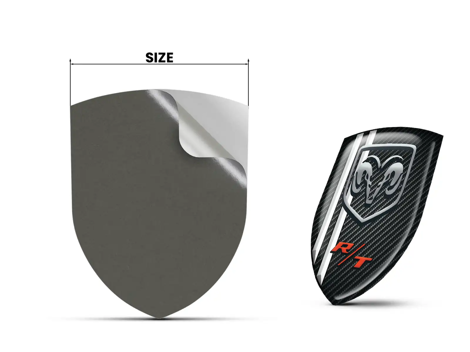 Dodge Autoaufkleber Premium Hochwertig Anpassbar